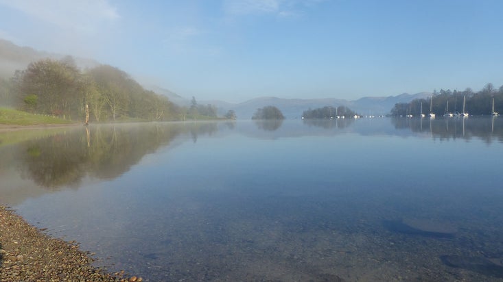 Windermere West Shore in the Winter